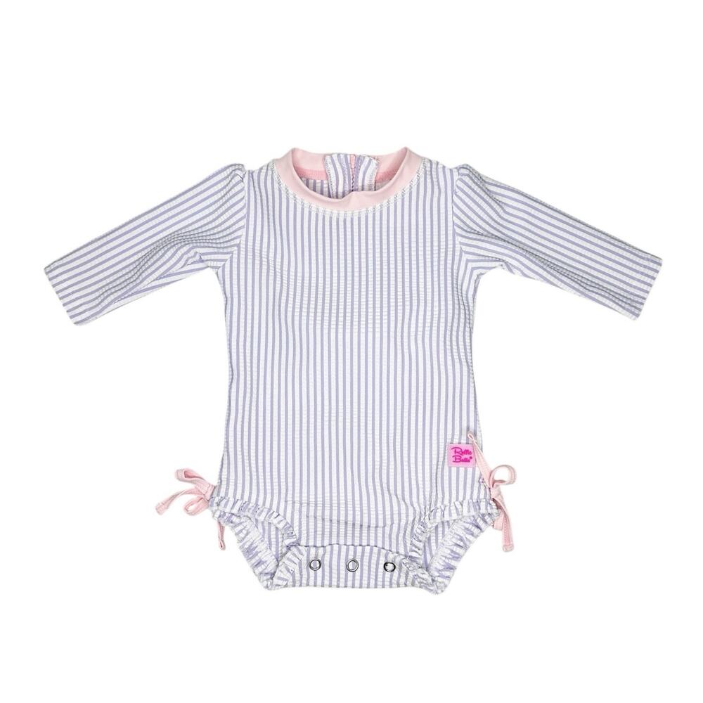 Ruffle Butts Long Sleeve Rash Guard Suit Size 0-3 Months